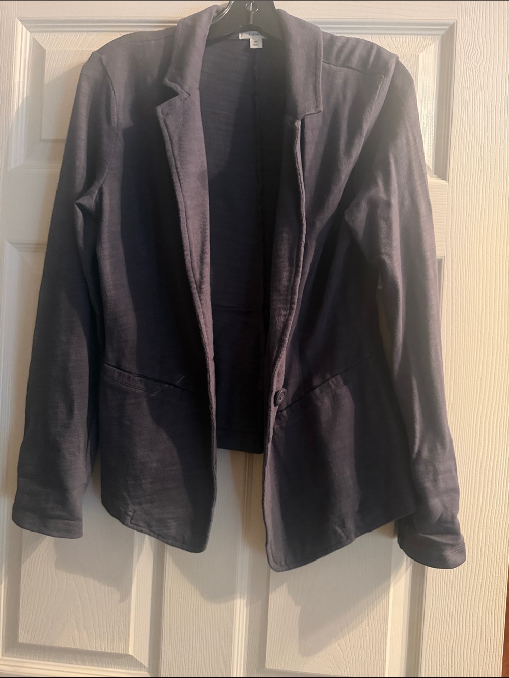 Caslon Dark Gray Single-Button Blazer